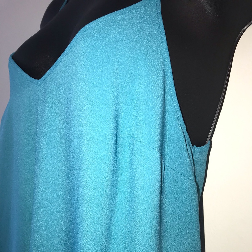 Teal Double Split Maxi Dress - image 5
